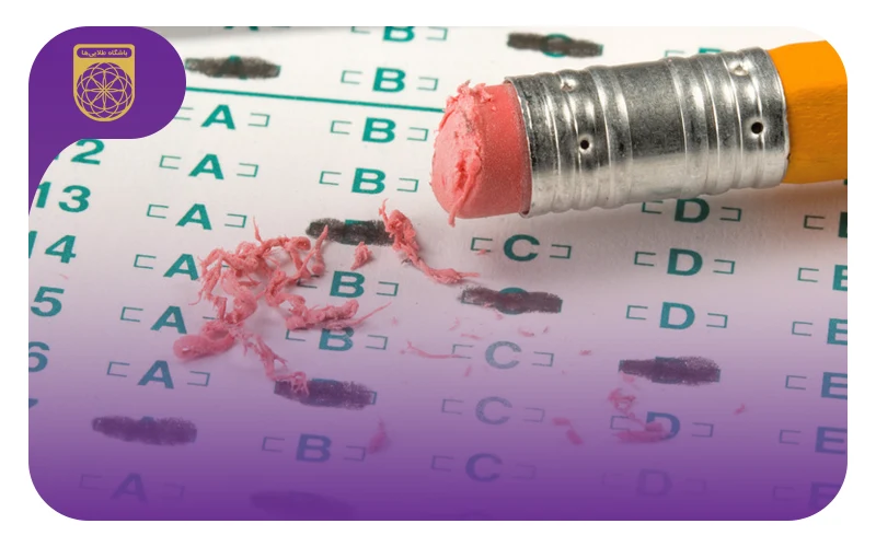 نحوه محاسبه نمره و درصد در آزمون‌های تشریحی، تستی و ترکیبی